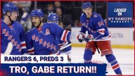 DESPERATELY NEEDED: Gabe Perreault, Vincent Trocheck return and breath LIFE into the Rangers!!