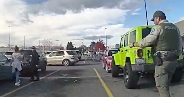 Deputies arrest man and woman for stealing license plate, ditching illegal guns and running from law enforcement