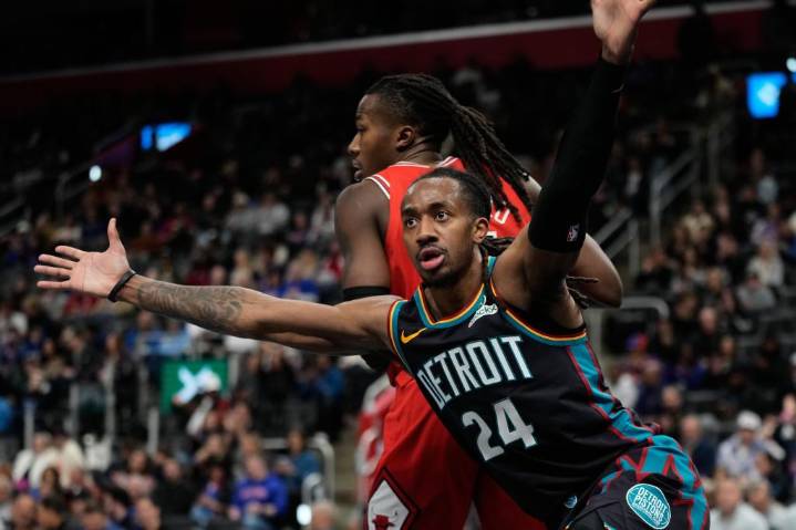 Paul Reed has 28 points and 13 rebounds, Pistons beat Bulls 124