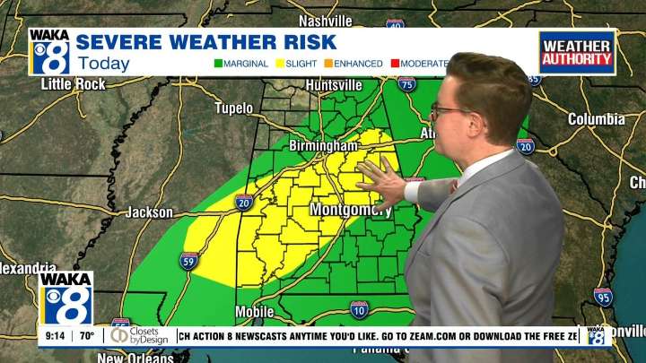 Rain and thunderstorms are likely for today and tonight
