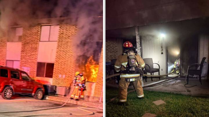 Trasladan a dos personas a hospital para evaluación tras incendio en apartamento en McAllen