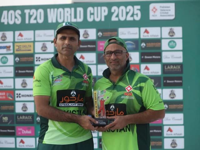 Pakistan reach the Over-40 T20 World Cup final after defeating USA