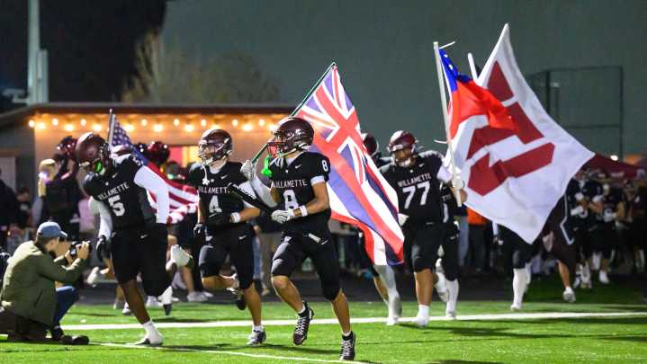 See photos for Willamette football vs. Central Catholic in 6A playoff