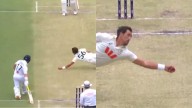 Flying Starc! Australia Pacer Pulls Off One-Handed Catch As Zak Crawley Bags Pair In AUS vs ENG 1st Ashes Test; Video