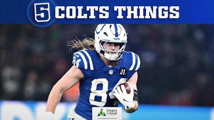 5 Colts Things: More context for Jonathan Taylor's 17 touchdowns, plus Tyler Warren, Daniel Jones, Zaire Franklin and special teams make key plays to push Colts to 8