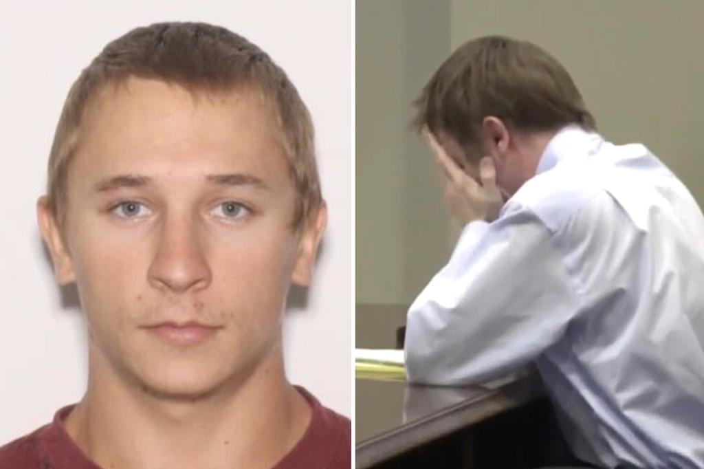 Ukrainian adoptee Dima Tower breaks down in Florida court as he's accused of slaughtering parents in murder trial