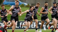 Zach Merrett a no-show at pre-season training as discarded Blue Jaxon Binns wins time trial