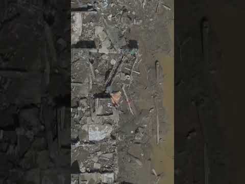 Drone Footage Shows Flattened Homes and Flooded Streets After Typhoon Kalmaegi Hits Cebu #shorts