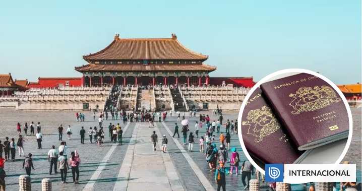 China amplía periodo de exención de visa para turistas de Chile y otros 4 países sudamericanos