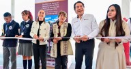 Obras educativas entregaron Claudia Sheinbaum y Delfina Gómez
