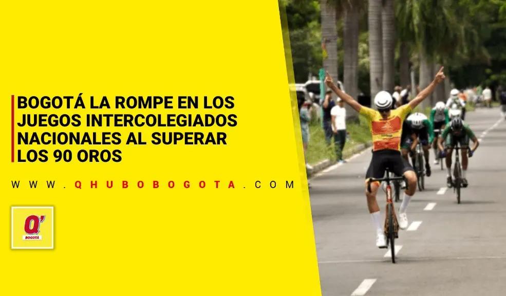 Bogotá la rompe en los Juegos Intercolegiados Nacionales al superar los 90 oros