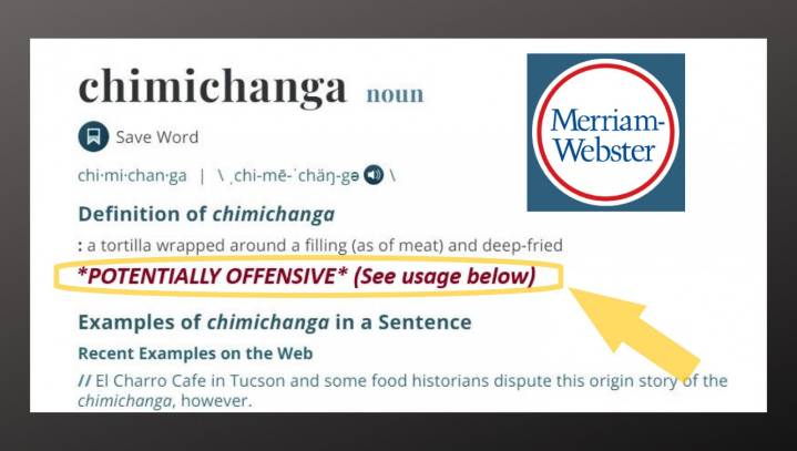 Merriam-Webster Adds 'Potentially Offensive' To Every Definition Just To Be Safe