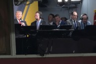 Trump does play-by-play in the broadcast booth of Commanders game