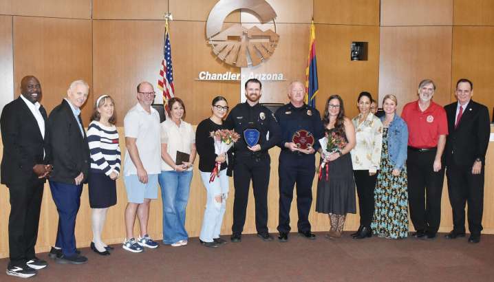 Exchange Club honors Chandler first
