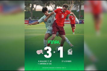 Cae México ante Suiza y complica su pase a los octavos del Mundial Sub