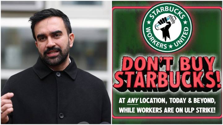'No Contract, No Coffee': Zohran Mamdani Backs US Starbucks Workers' Nationwide Protest