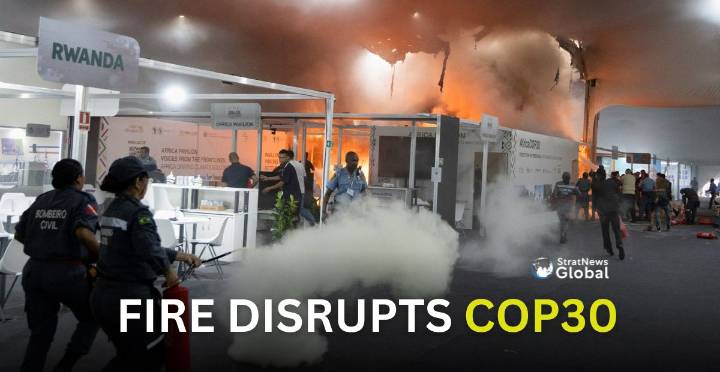 Fire Disrupts COP30 Climate Talks in Brazil