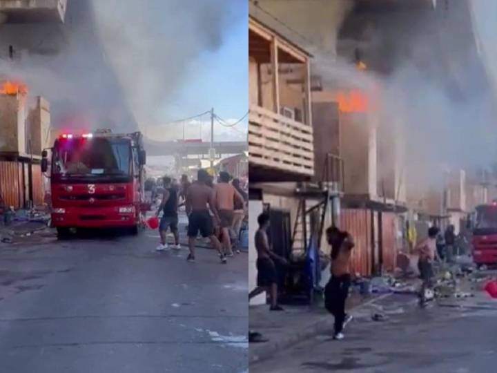Emergencia en Maipú: voraz incendio afecta a campamento sin agua para combatir las llamas