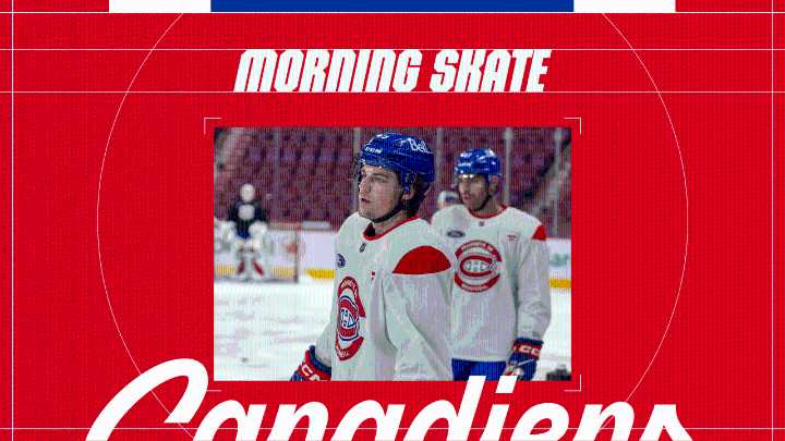 Lines and defense pairings at morning skate