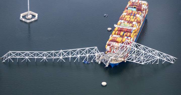 Un cable suelto en el carguero Dali provocó el choque contra el puente más largo de Baltimore en 2024