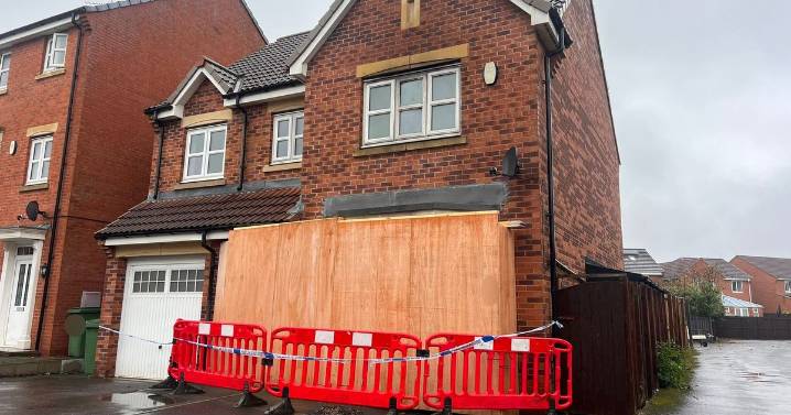 Ingleby Barwick home boarded up after car smashed into house before fleeing scene