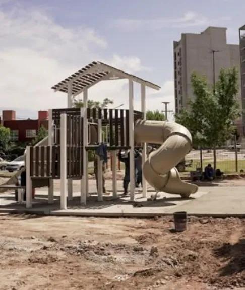 Avanza la construcción del Bosque Encantado de la ciudad de Neuquén