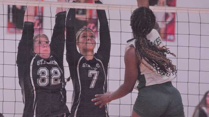 PHOTOS: Gaylord St. Mary faces Atlanta in Division 4 volleyball regional semifinal