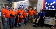 Augusta Rotary Club and Home Depot partner to donate "tinker" carts to veterans