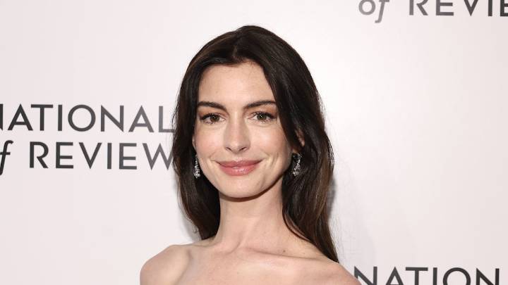 Anne Hathaway's forgotten sheer 'naked dress' is perfect for autumn 2025