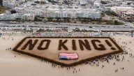 San Francisco Protesters Spell Out 'No King' With Sidewalk Poop