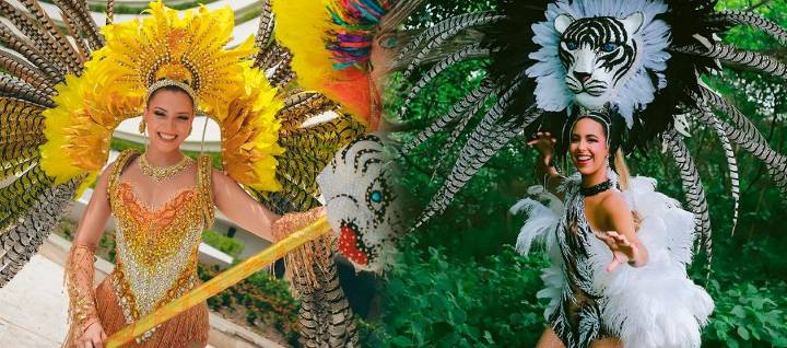La tradición y danzas del Carnaval de Barranquilla brillaron en Cartagena