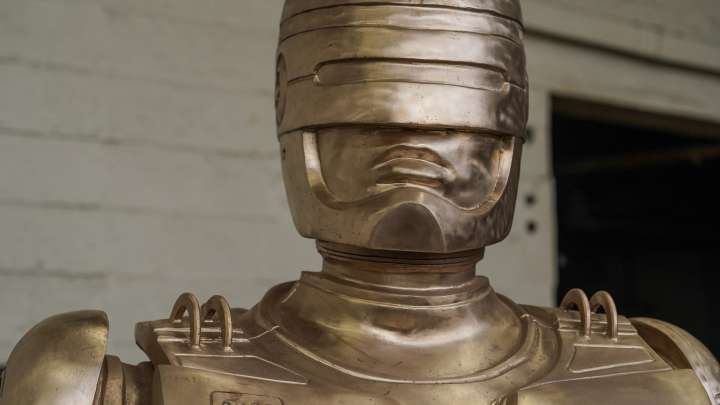 RoboCop statue being built in Detroit over the years