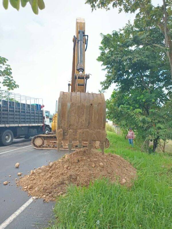 Paso restringido en la Troncal 5, zona sur