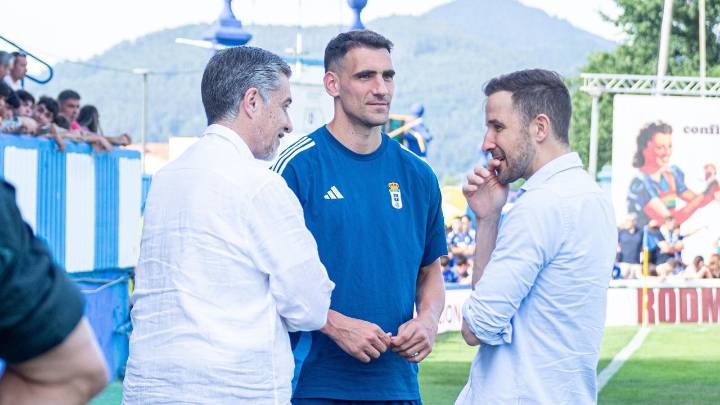 Dani Calvo, otro capitán del Oviedo que toma la palabra: «El partido ante el Rayo es determinante, no podemos seguir tropezando»