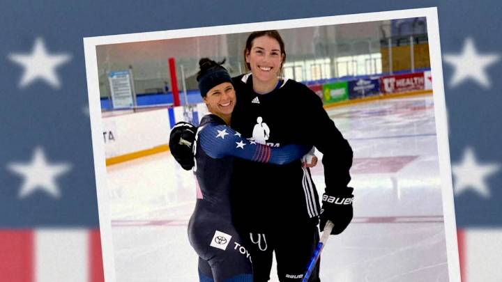 Brittany Bowe dishes on friendly rivalry with Hilary Knight