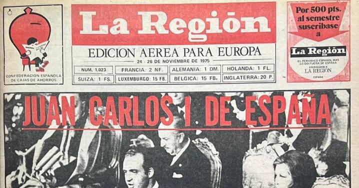 Los 50 años de la coronación de Juan Carlos I en La Región Internacional