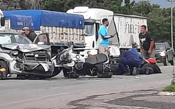 Otro accidente en el cruce de rutas 7 y 51