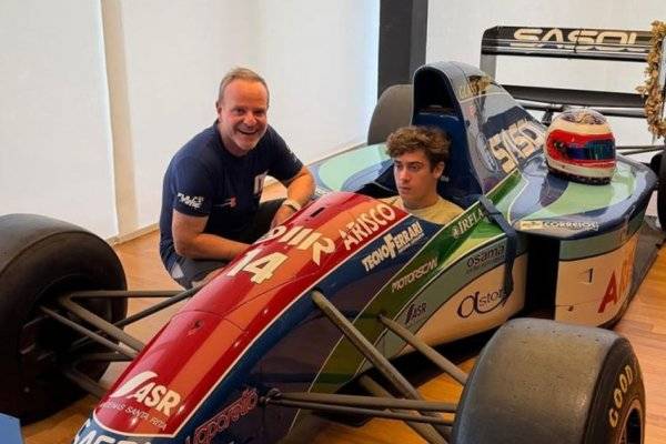 En la previa del Gran Premio de Brasil, Colapinto comió un asado con un histórico piloto de la Fórmula 1