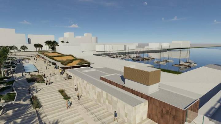 Así será el nuevo Paseo de la Marina del Puerto de Cartagena