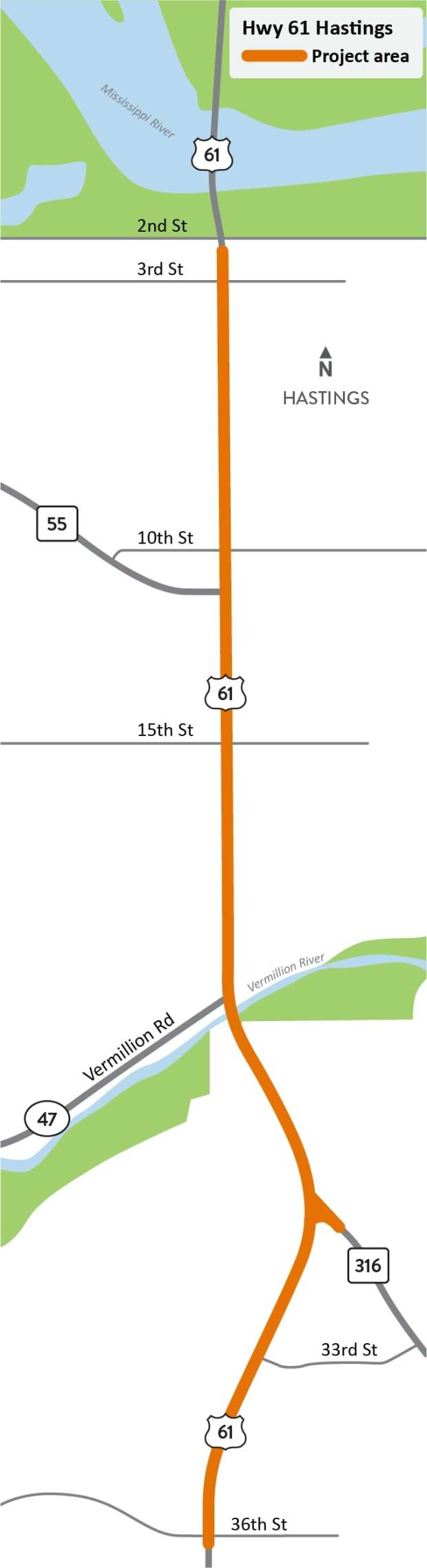 Hastings: U.S. 61 reconstruction updates at Tuesday public meeting
