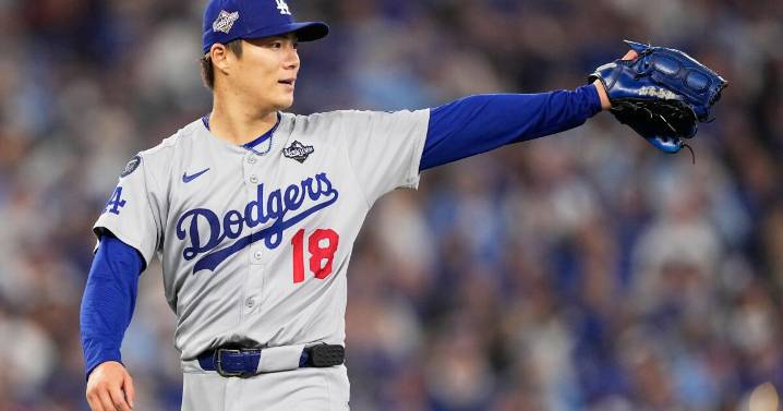 Yamamoto y Dodgers fuerzan a 7mo juego de la Serie Mundial, con victoria sobre Azulejos