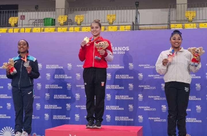 Juegos Bolivarianos 2025: Selección peruana de gimnasia artística obtiene 4 preseas