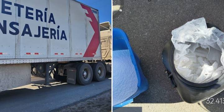 Ejército y Guardia Nacional aseguran 300 kilos de metanfetamina en San Luis Río Colorado, Sonora