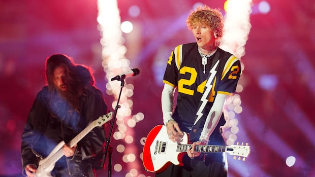 MGK thrills football fans during 112th Grey Cup halftime show in Winnipeg