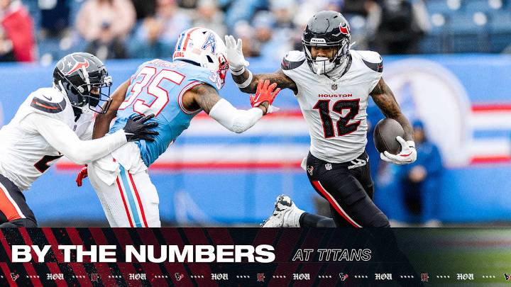 By The Numbers | Texans at Titans
