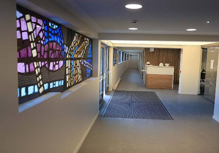 Patrimonio señala «deficiencias» en la restauración de las vidrieras del Palacio de los Deportes