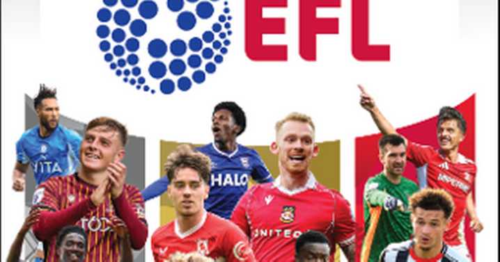 Cheltenham Town feature in Panini sticker collection of EFL clubs