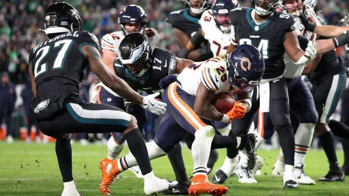 Eagles have historically bad run defense in loss to Bears