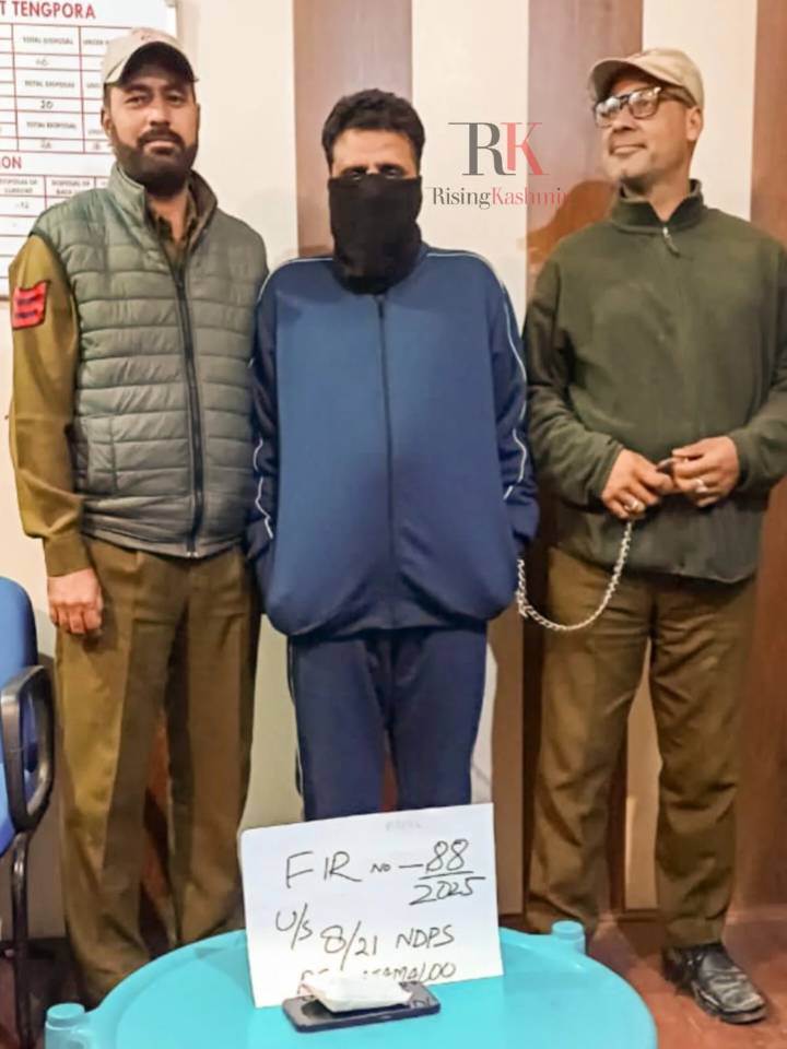 Heroin-like Substance recovered by Police Post Tengpora, accused arrested