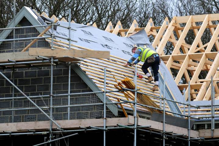 Number of new homes per year in England falls to near